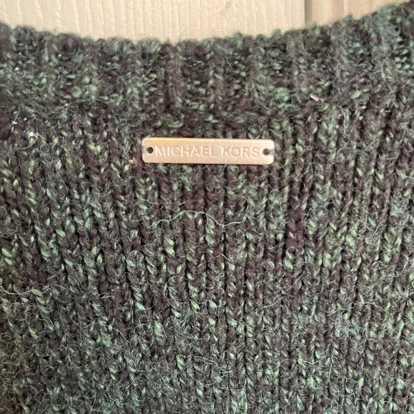 Michael Michael Kors Women’s Sweater Green Size Large String Front Embellishment - Picture 8 of 10